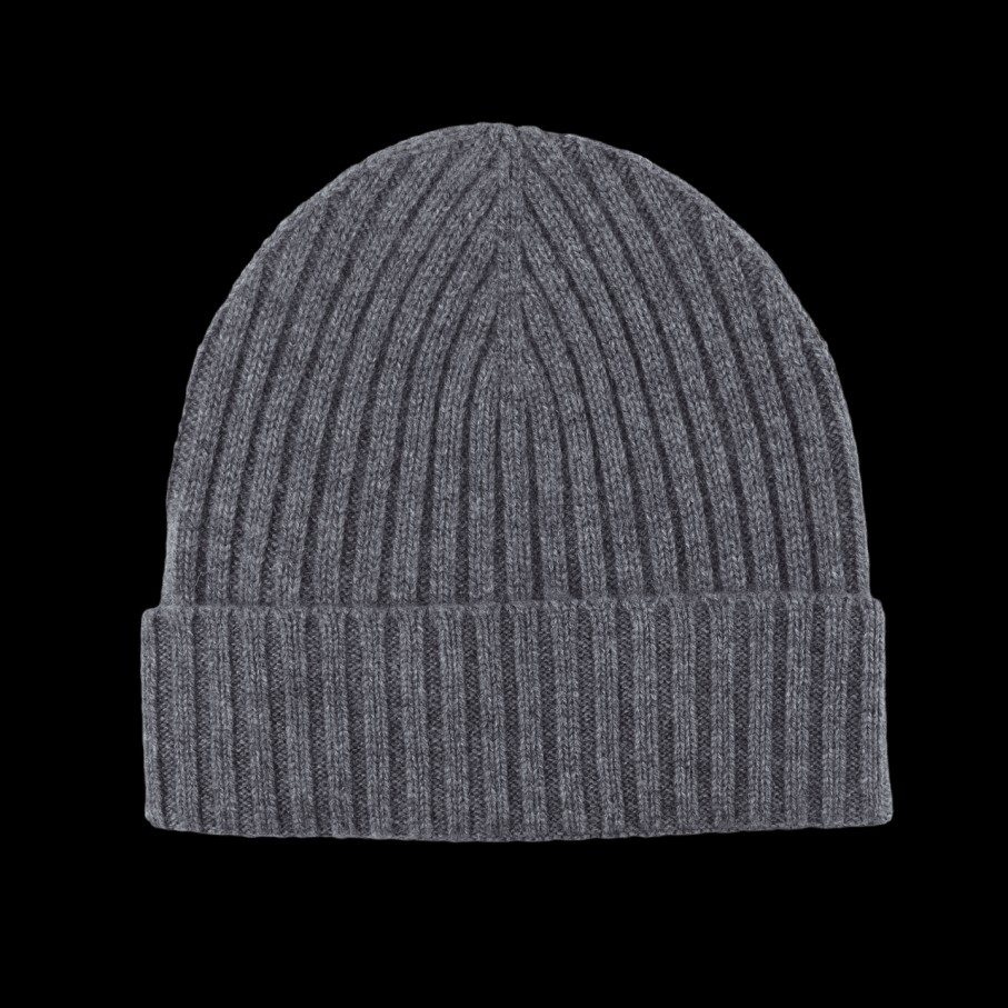 Amanda Christensen Mid Grey Cashmere Beanie Best