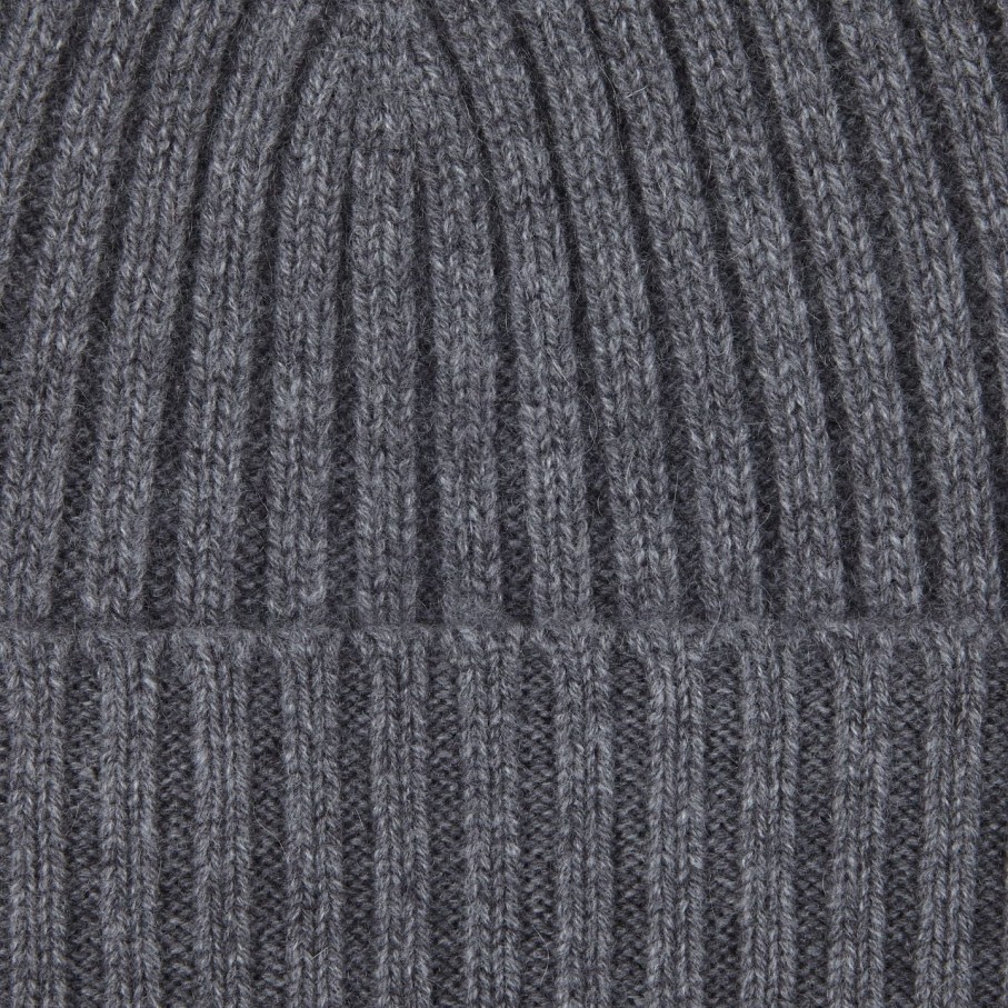 Amanda Christensen Mid Grey Cashmere Beanie Best